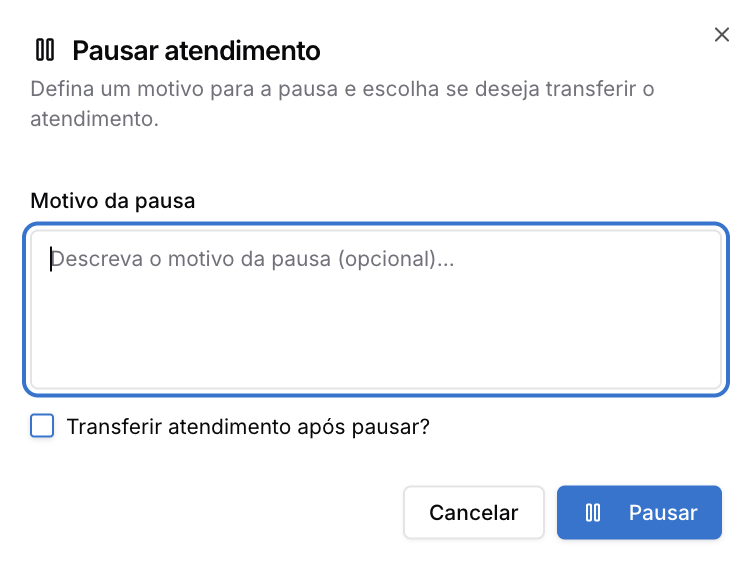 Acesso Rápido - Atendimento — Tela de Atendimento