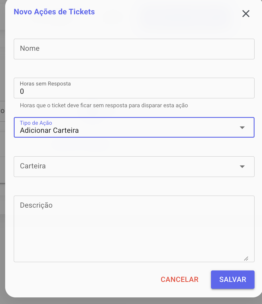5. Ações em tickets (Follow-up Automático) — Funil de oportunidades