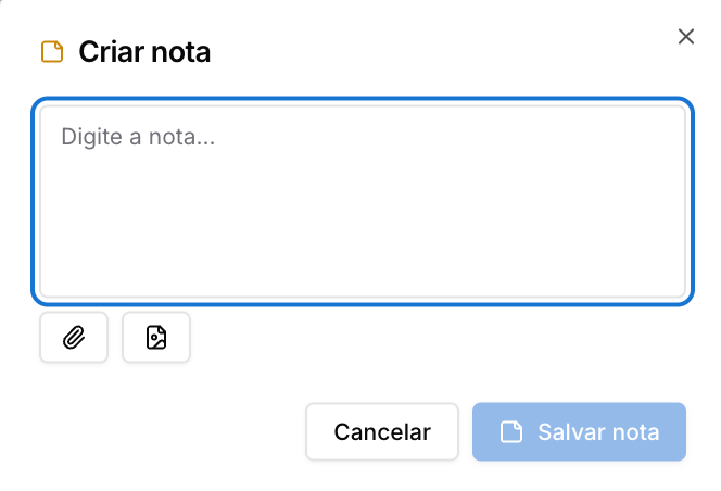 Barra de Mensagem — Tela de Atendimento