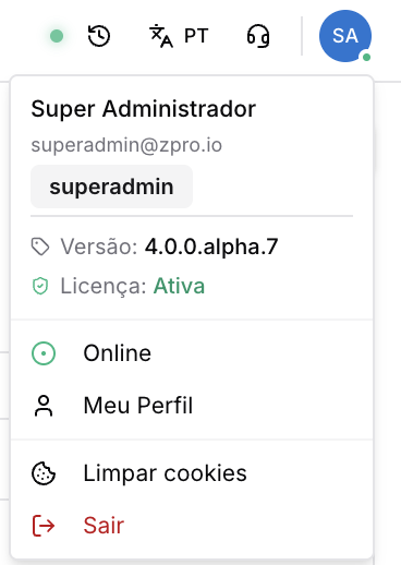 Primeiro Acesso ao Sistema — Primeiro Acesso
