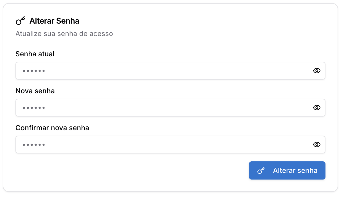 Conta - Meu perfil — Ferramentas do Atendimento