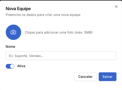 Equipes — Administração - Painel Admin