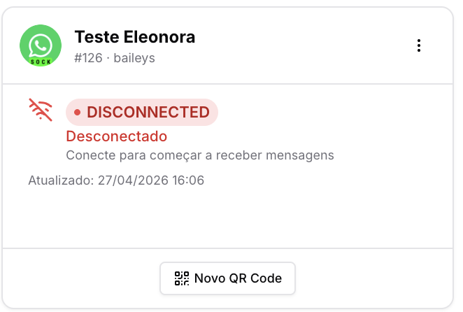 WhatsApp Evolution API (Não Oficial) — Canais de comunicação