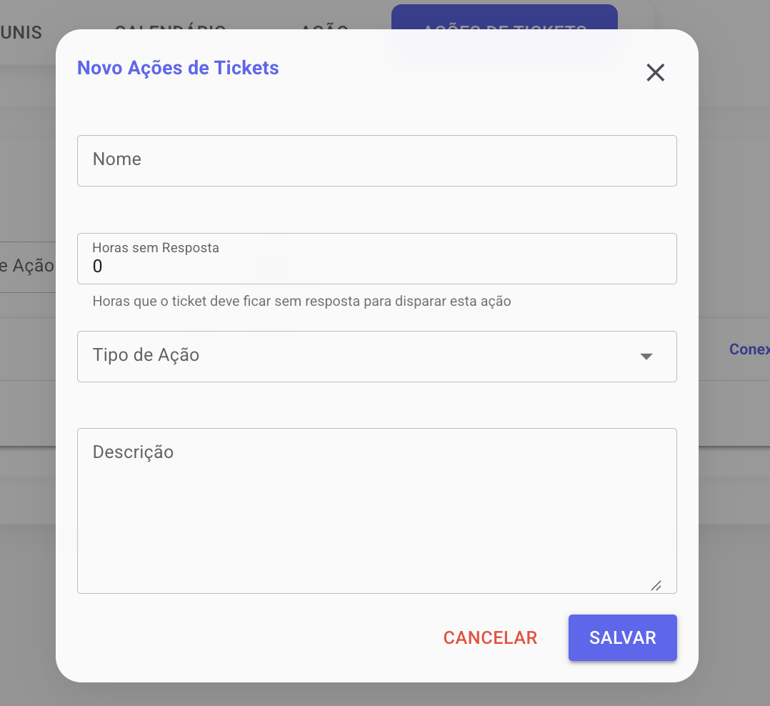 5. Ações em tickets (Follow-up Automático) — Funil de oportunidades