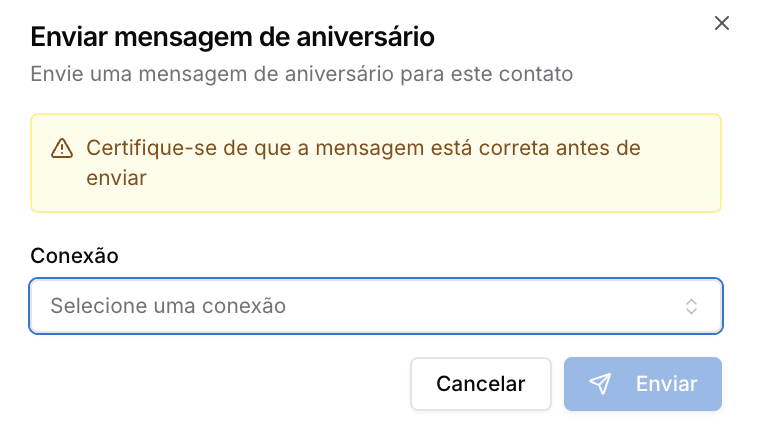 Aniversários — Automação